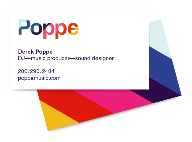 Poppe Music business card
