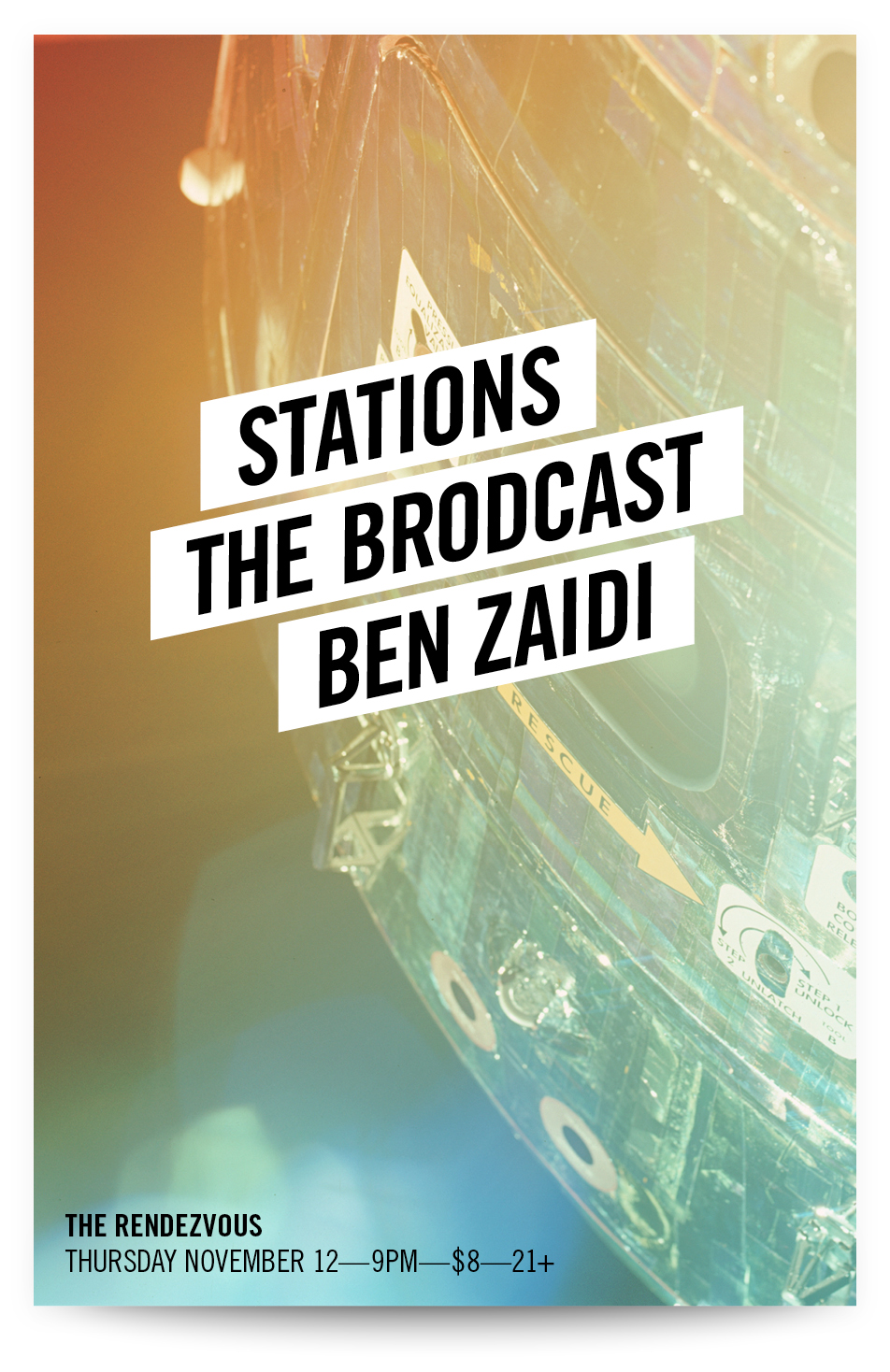 Stations band poster