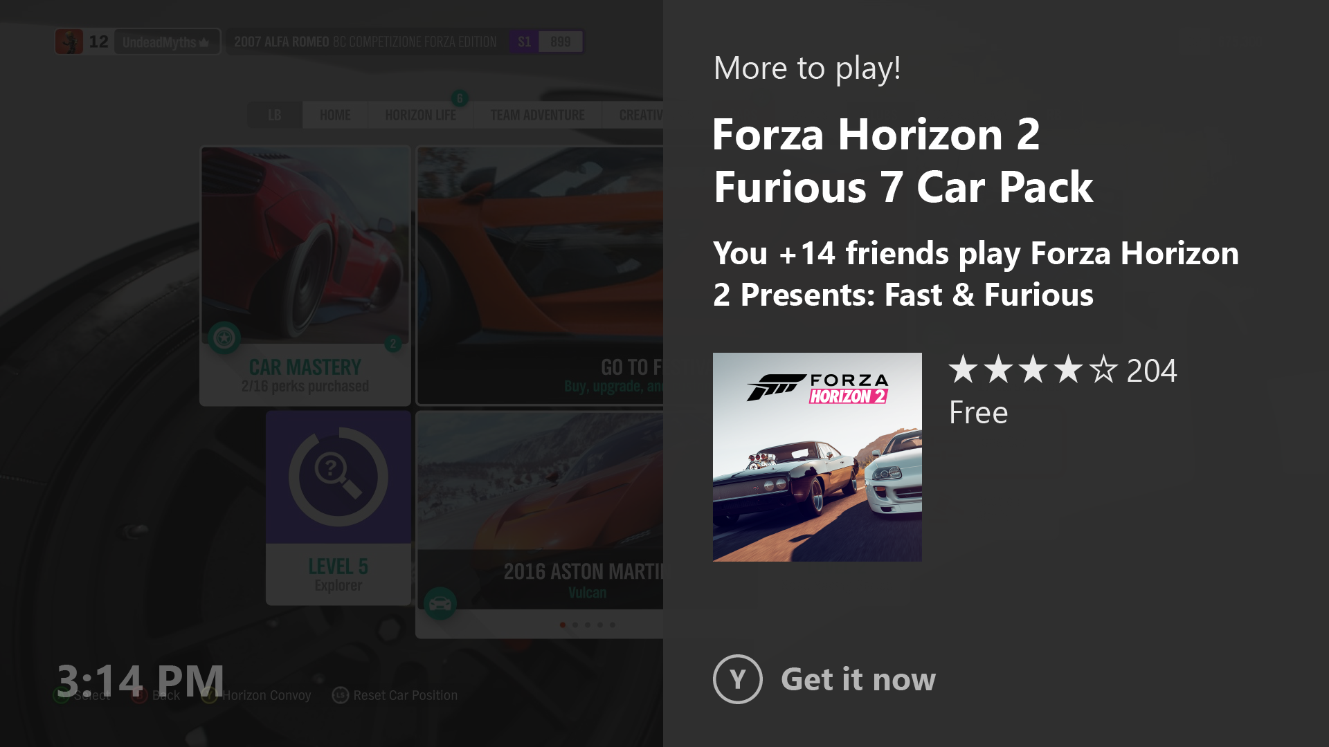 Xbox One Notifications in Idle Mode
